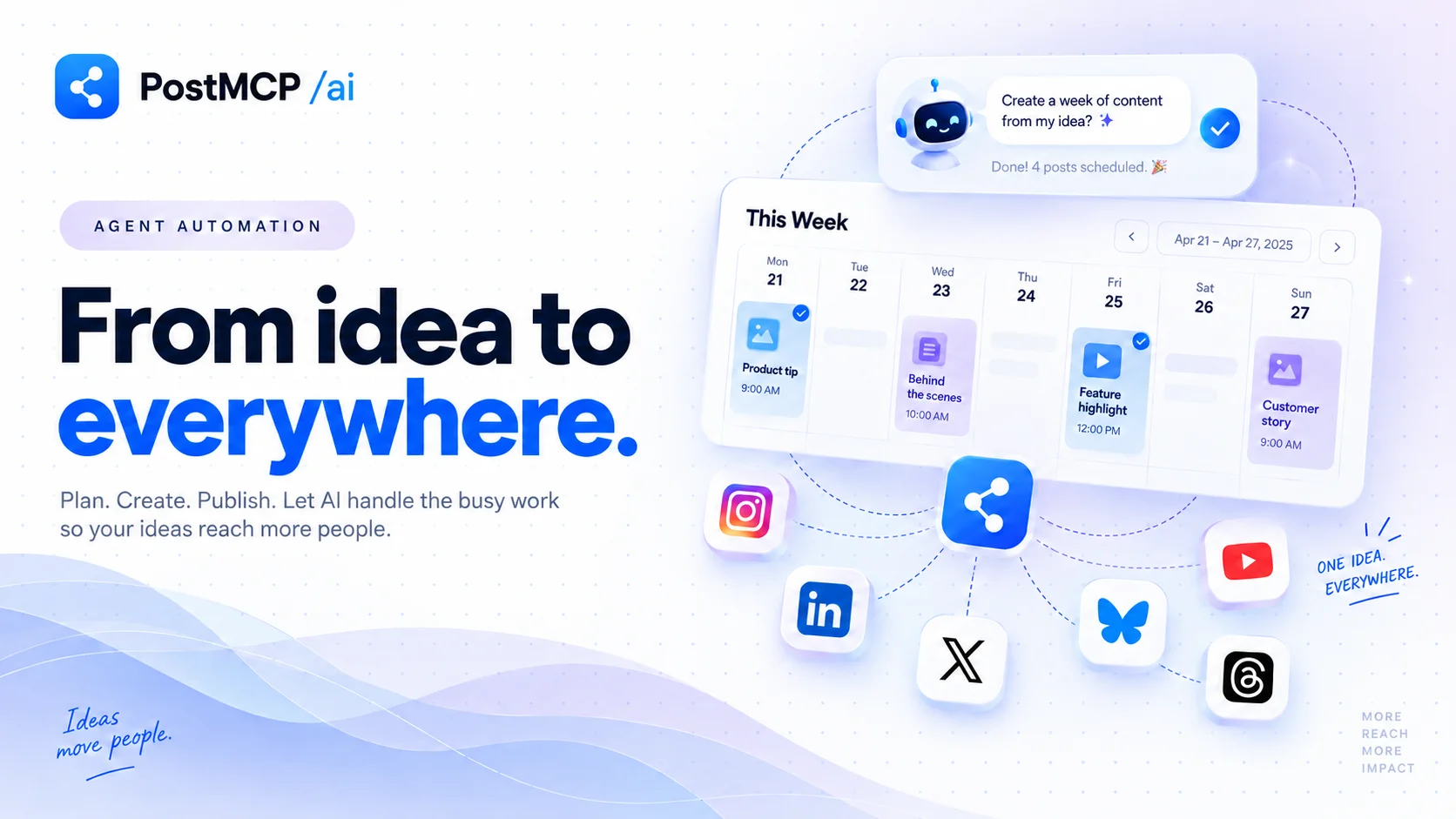 Illustrated cover: What is an AI social media manager?