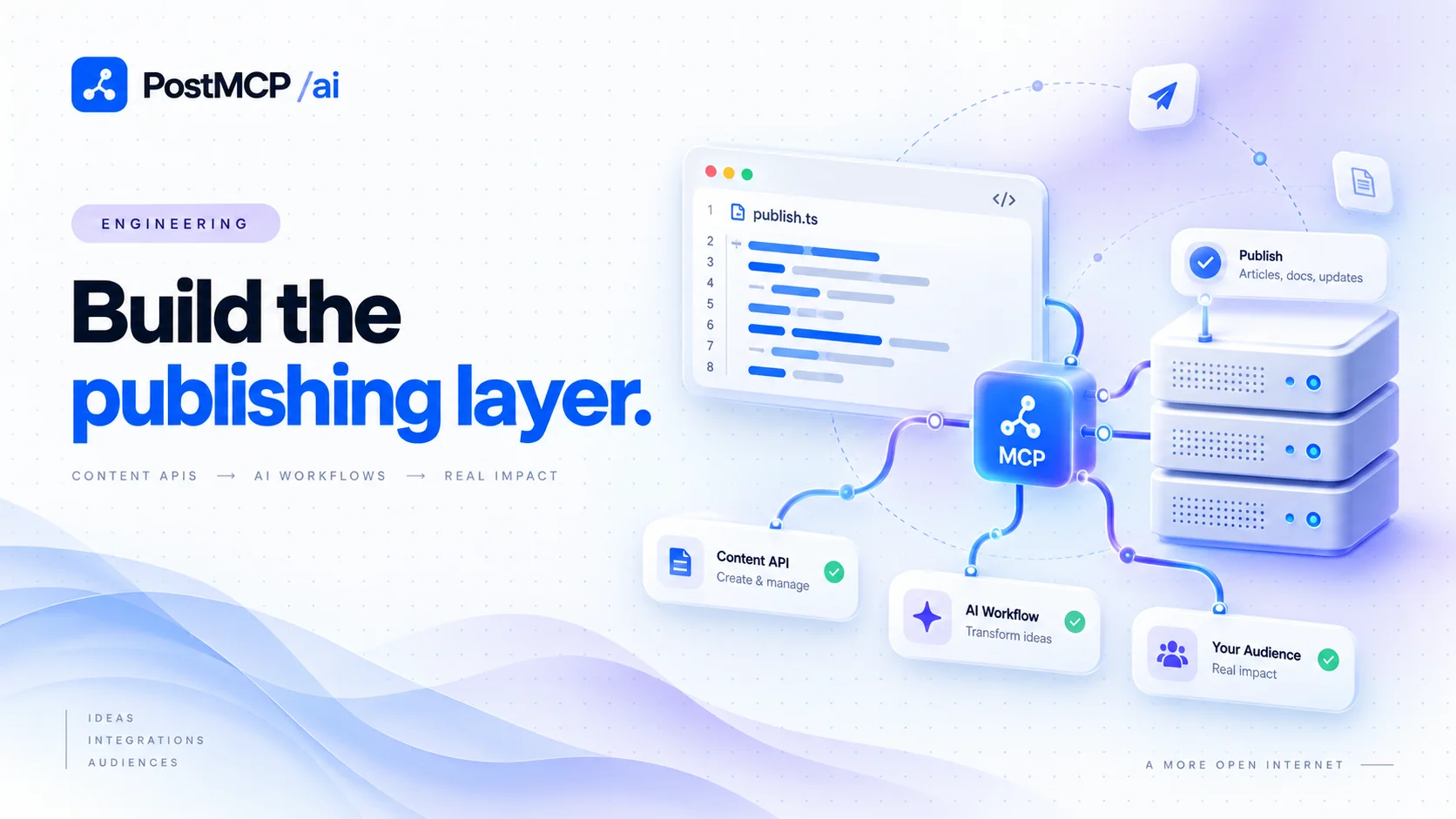 Illustrated cover: MCP vs REST API for social media automation